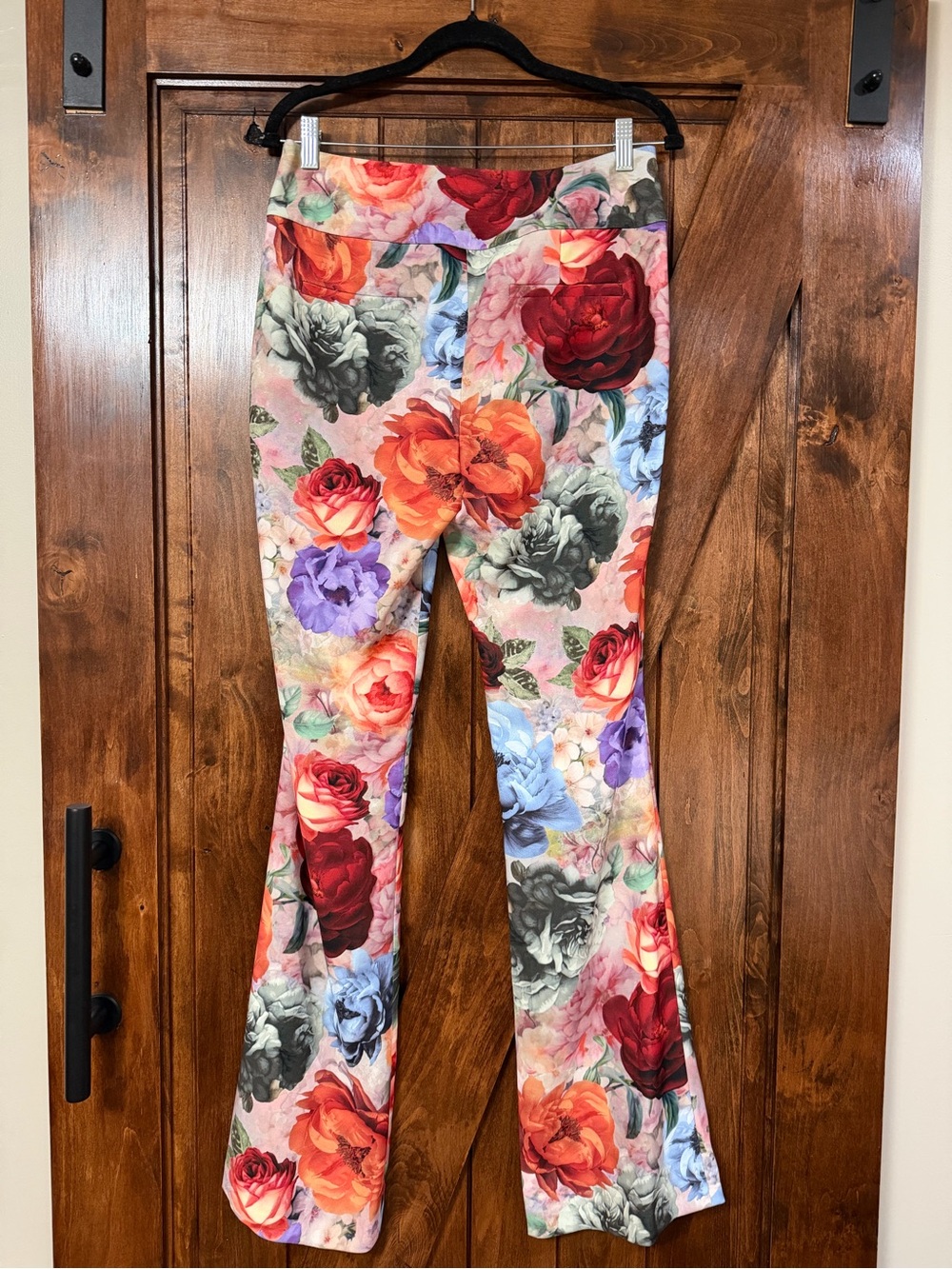 Alice + Olivia Olivia Floral Bootcut Crepe Pants - Picture 8 of 11